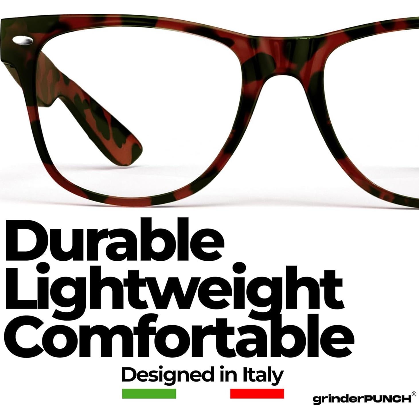 Gafas de Lectura GrinderPUNCH 2 Paquete +1.00 a +6.00