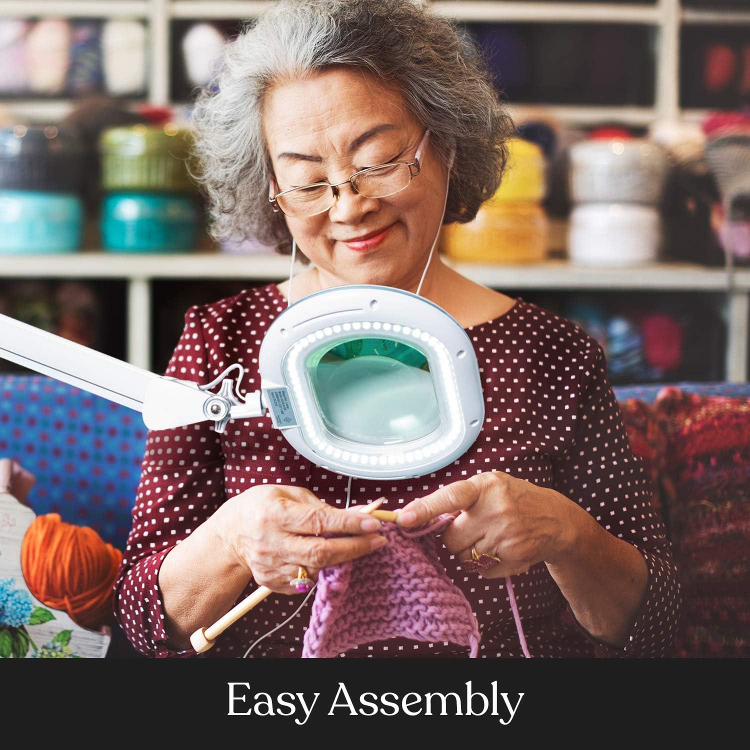 Lámpara de Pie Brightech LightView Pro XL con Lupa LED 9W