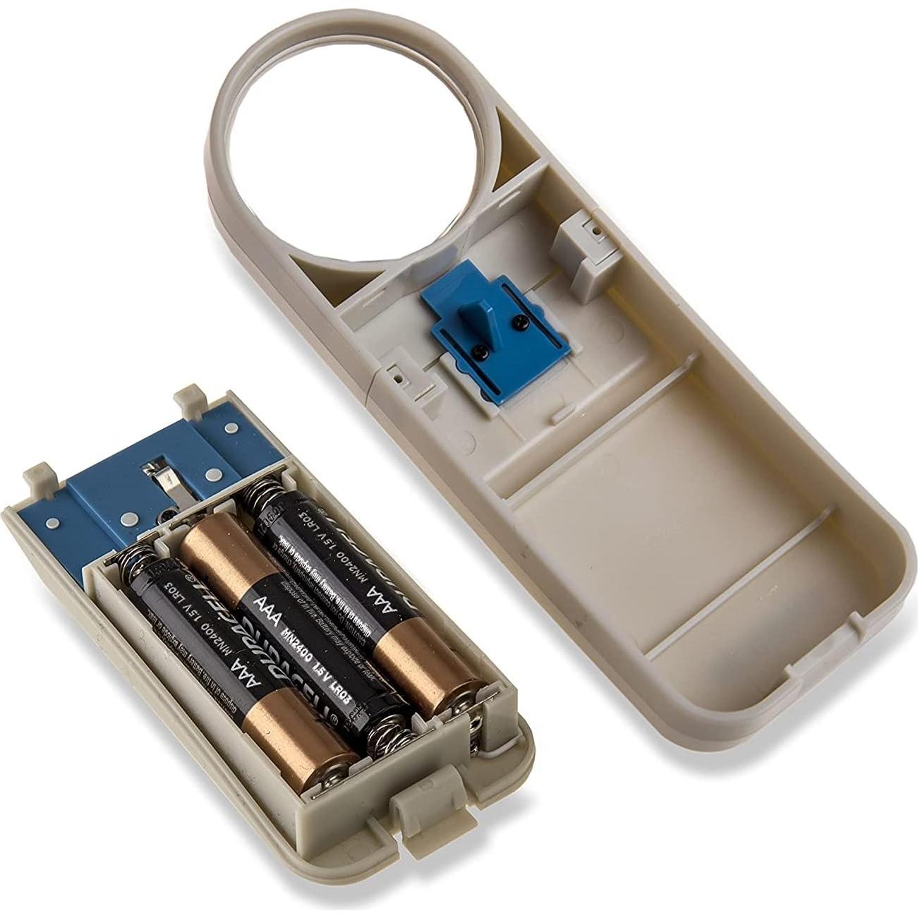 Lupa Asférica Iluminada Carson SV-70 7x 3.81 cm LED