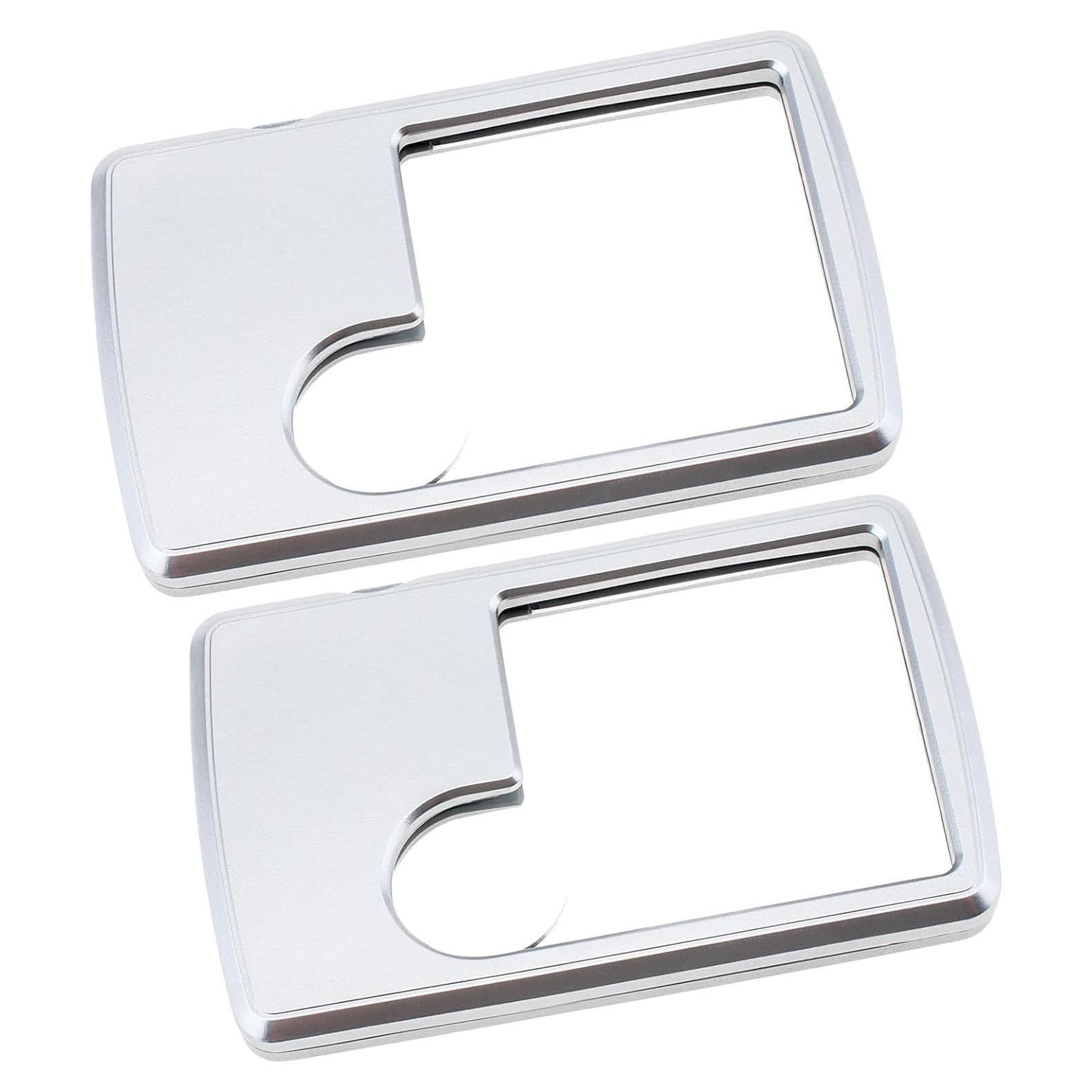 Lupa con Luz LED 3X 6X Smgda - 2 Piezas Portátil con Funda