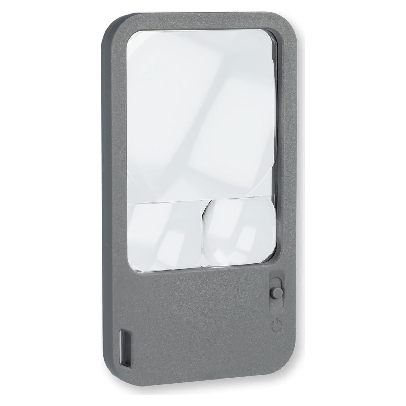 Lupa de bolsillo iluminada LED Carson PM-33, 3 aumentos
