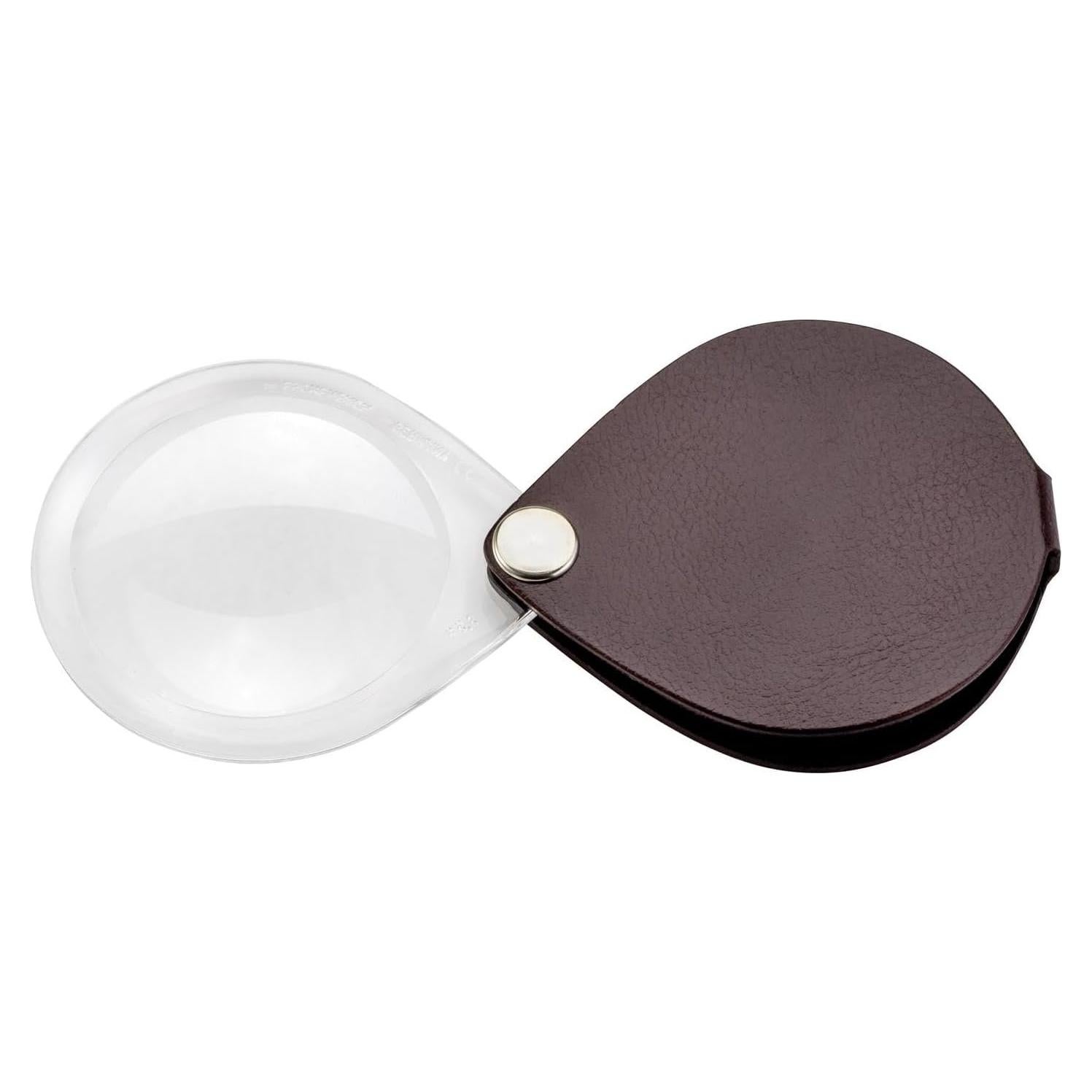 Lupa Plegable Eschenbach 1740150 3.5X 50mm Cuero Burdeos