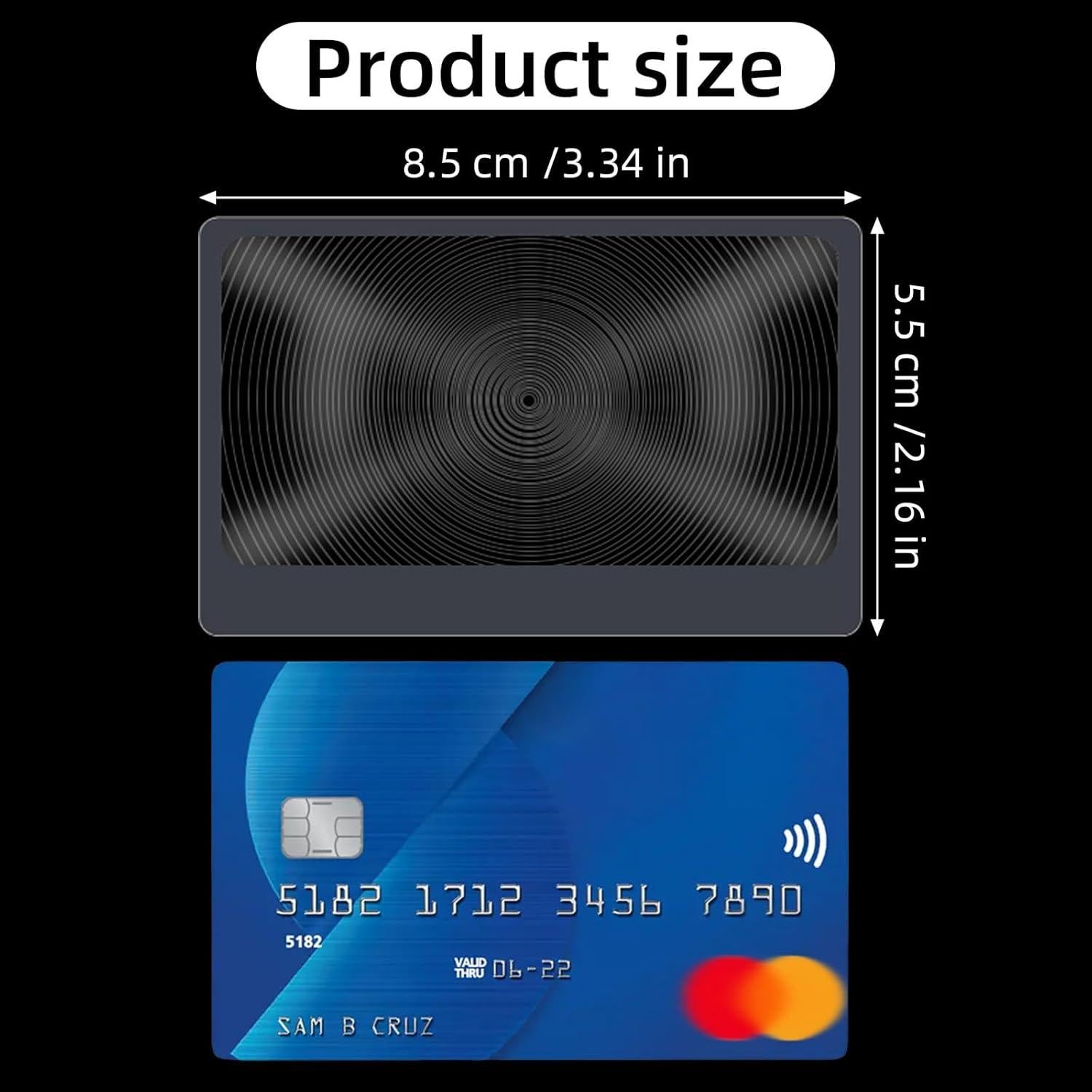 Lente Aumentadora de Tarjeta de Crédito 3X Hariendny 14x10cm