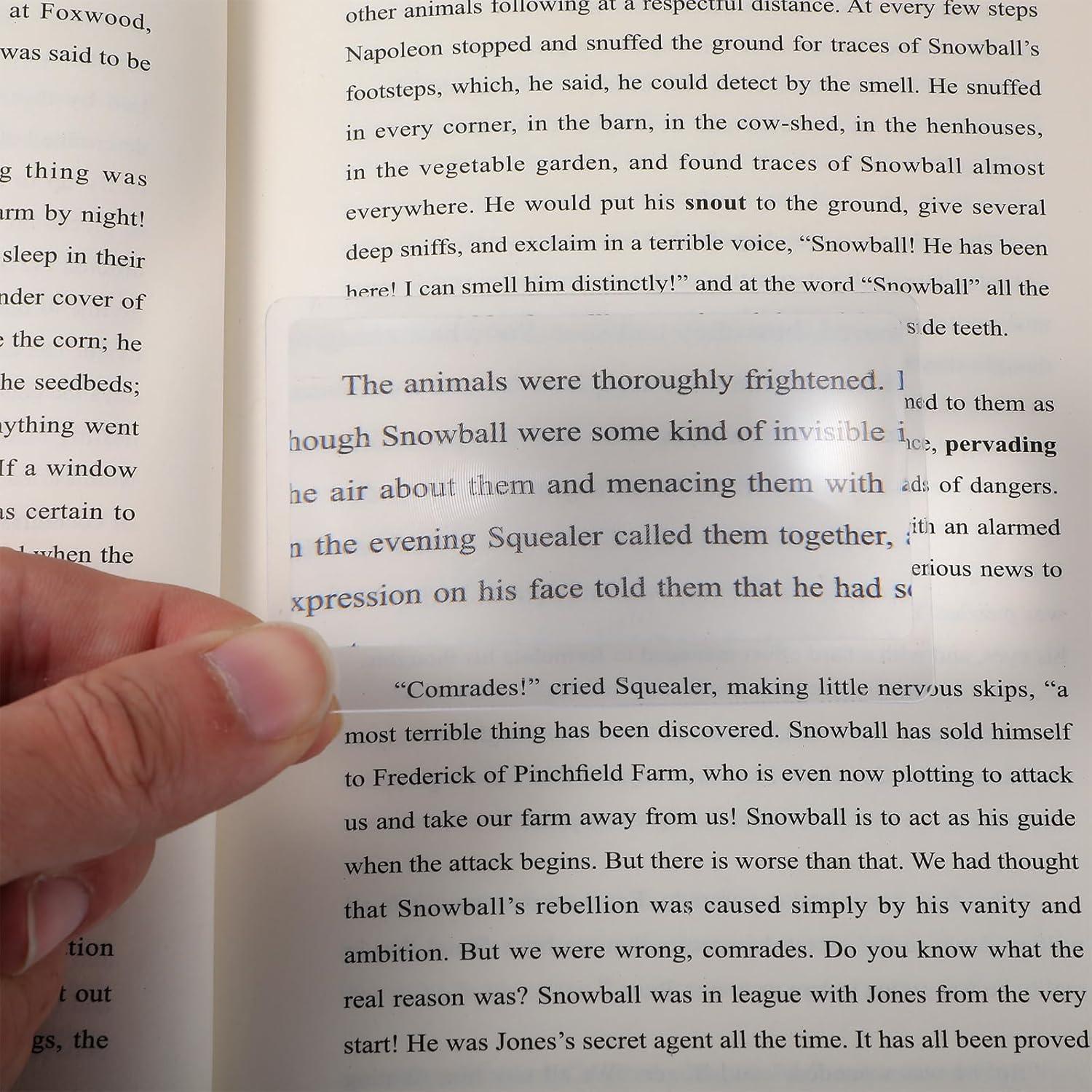 Lente Aumentadora de Tarjeta de Crédito 3X Hariendny 14x10cm