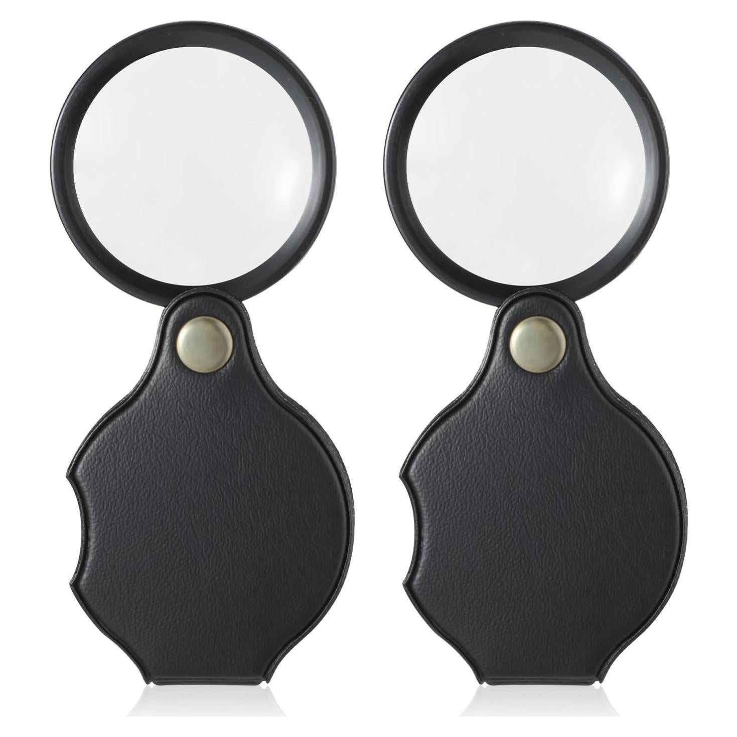 Lupa de Bolsillo Dimeho 10X Plegable con Funda Protectora