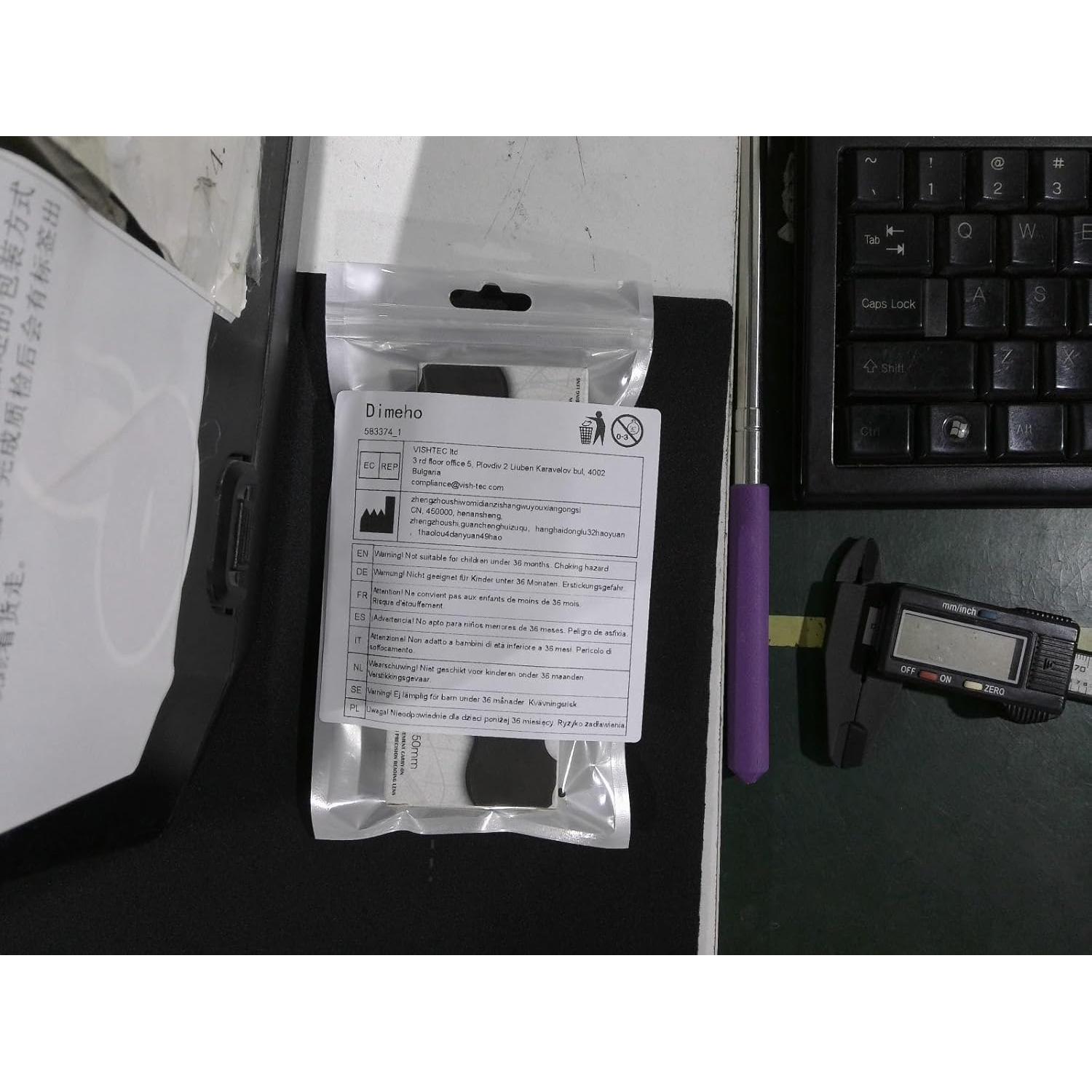 Lupa de Bolsillo Dimeho 10X Plegable con Funda Protectora