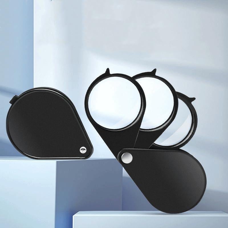 Lupa de bolsillo Winvin 5X 15X plegable para joyería