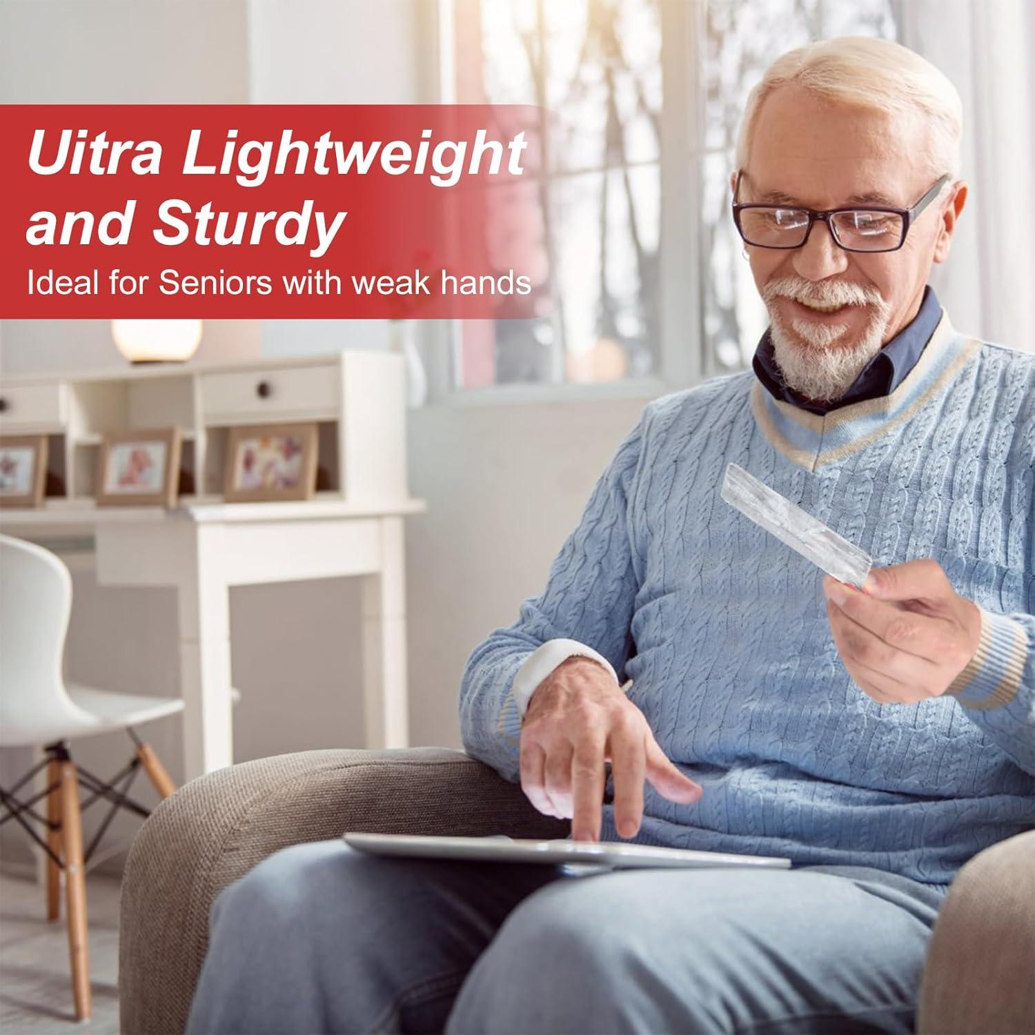 Lupa de bolsillo 3X SAND LINK con estuche de cuero