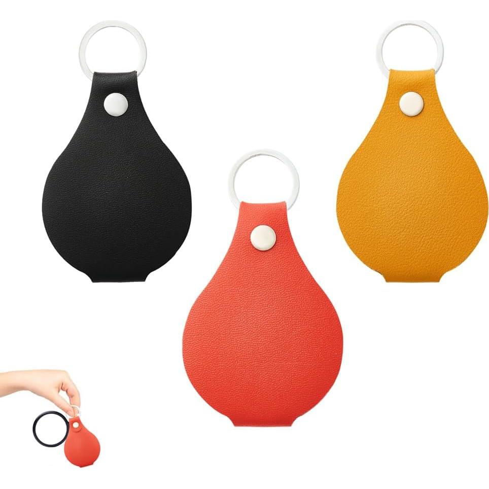 Lupa de bolsillo 10X Kacokaco con llavero y estuche 3 colores