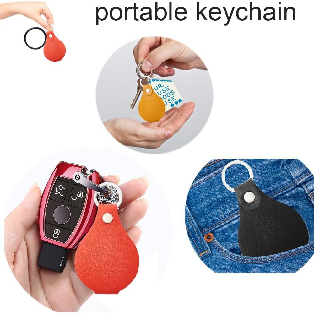 Lupa de bolsillo 10X Kacokaco con llavero y estuche 3 colores