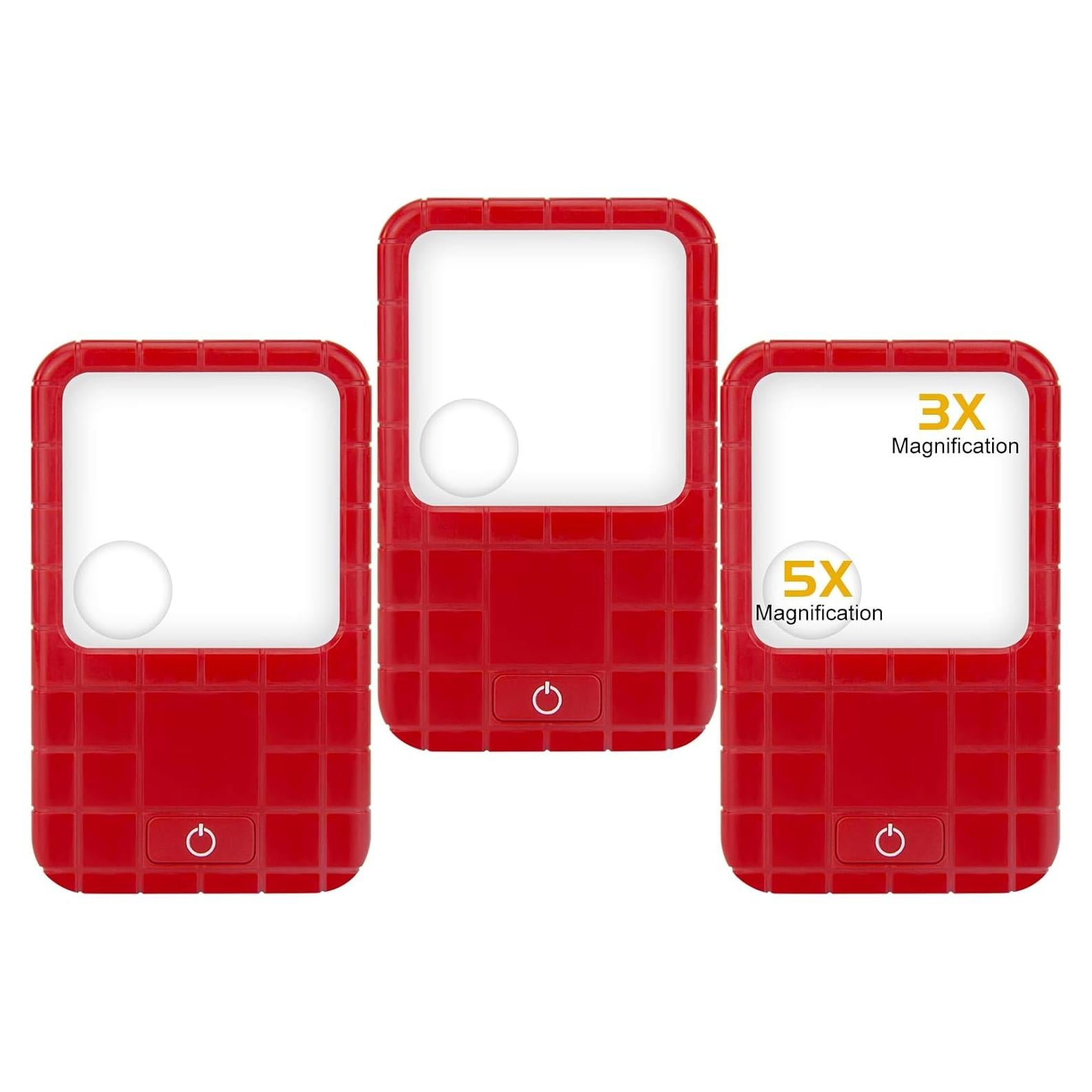 Lupa LED HONGUT 3X 5X Portátil con Luz para Lectura