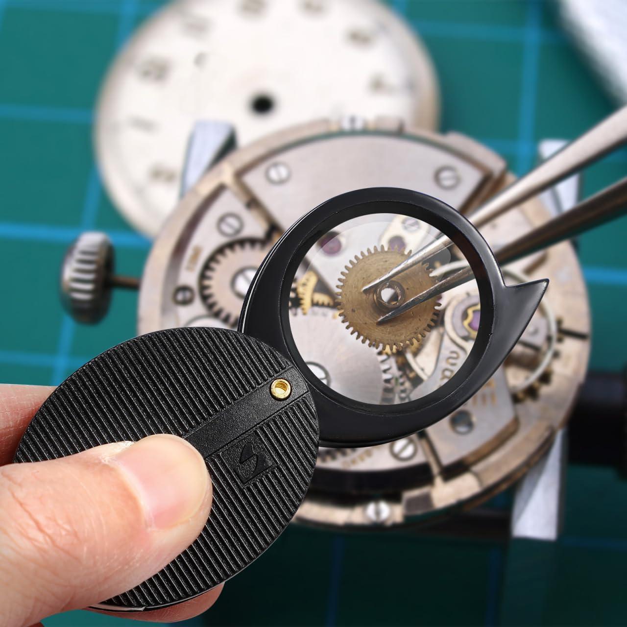 Lupa Plegable ULTECHNOVO 5X/10X Portátil para Lectura