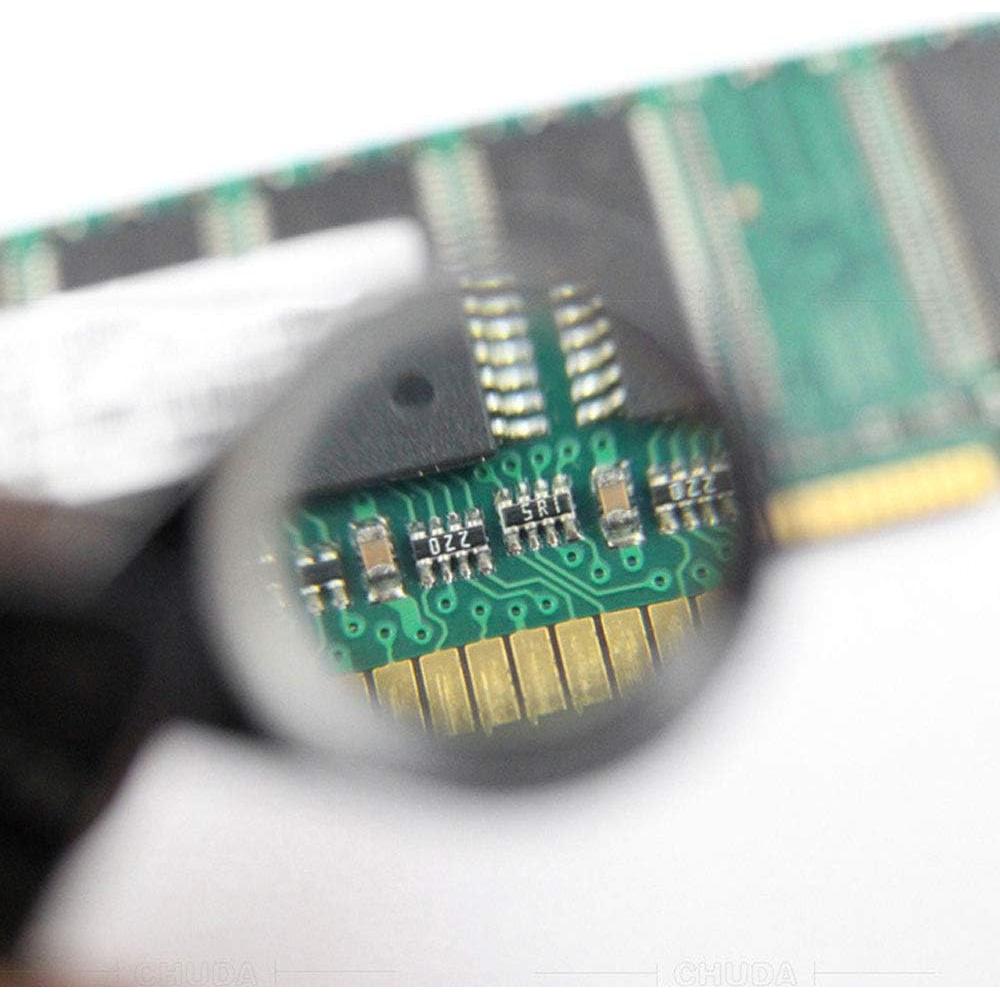 Lupa de Joyero LHX 30X Plegable Plata 21mm para Inspección