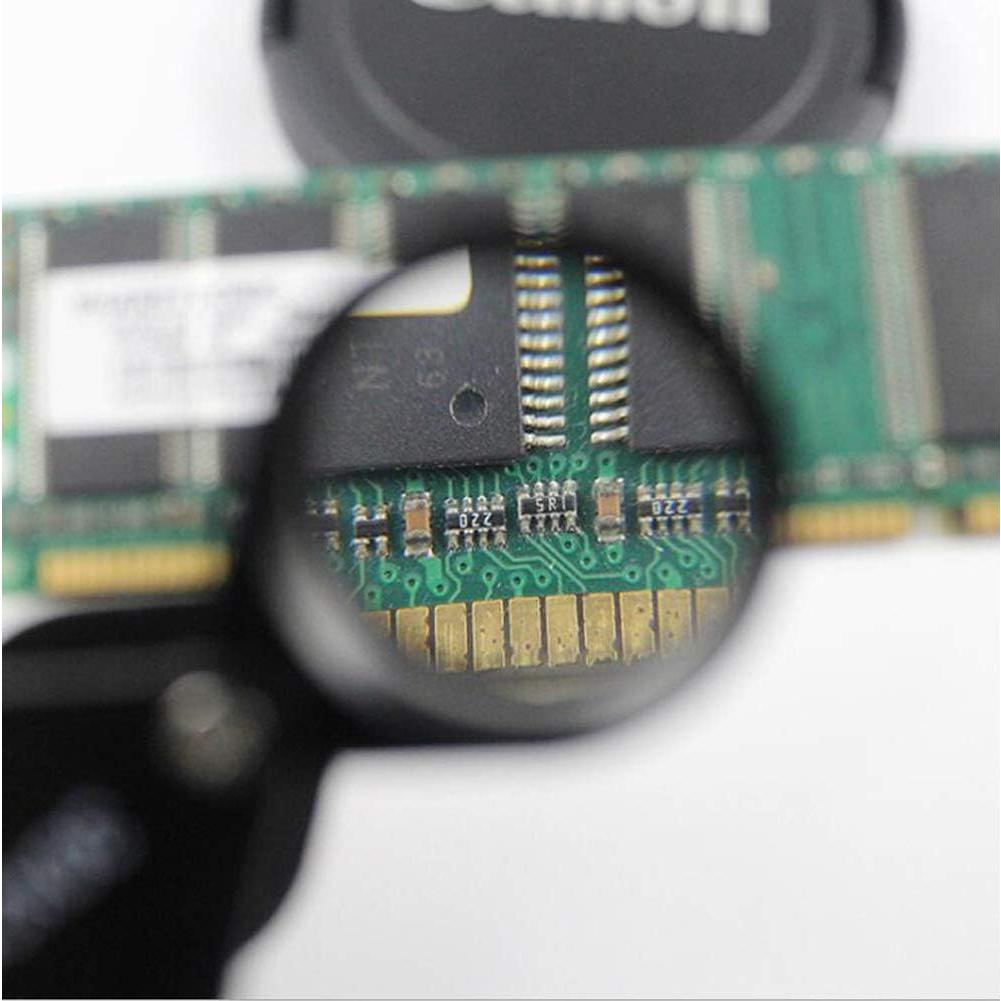 Lupa de Joyería iKKEGOL 30x 21mm Plegable Metal Negro