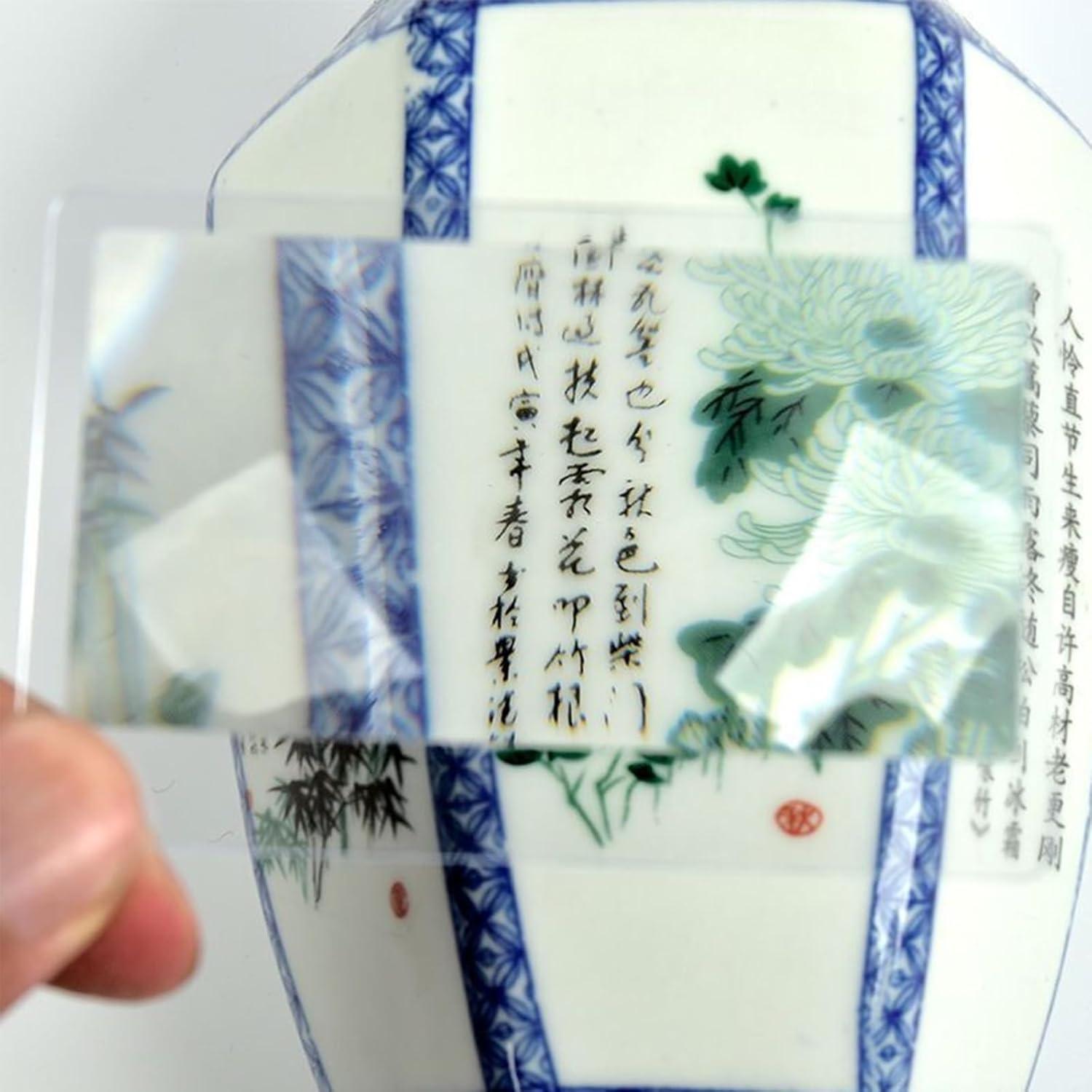 Lente Fresnel 3x Voittozege - 100 Piezas Lupa de Plástico