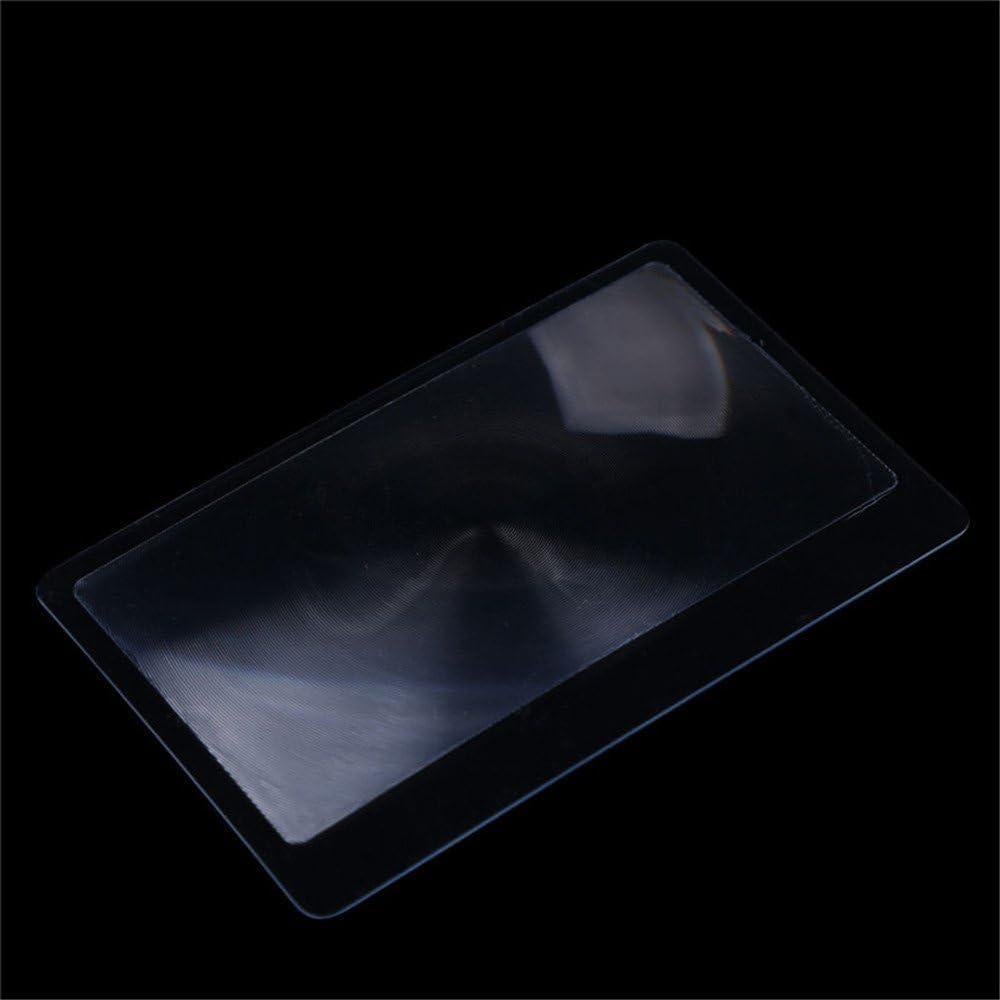 Lupa de bolsillo 3X NUOMI tamaño tarjeta de crédito - 50 Pcs