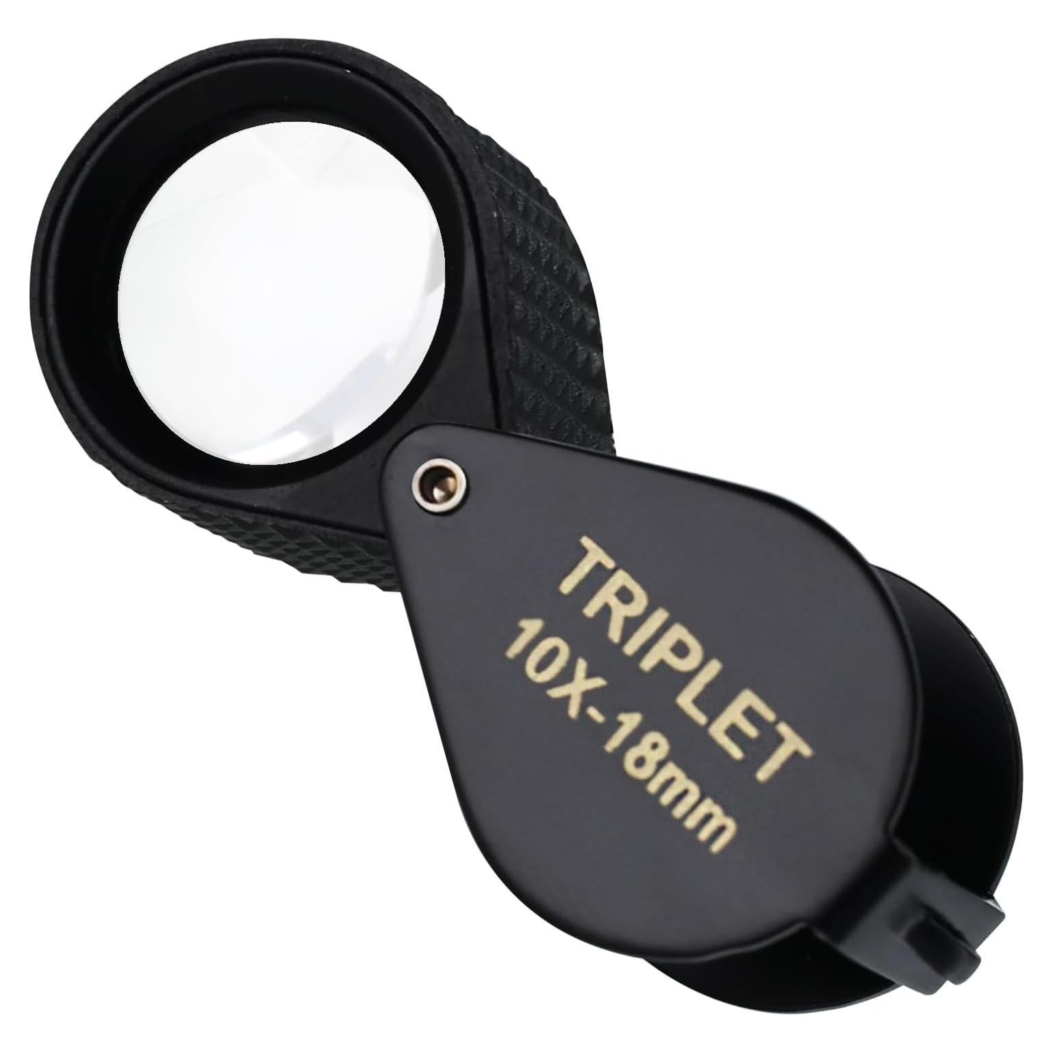 Lupa Mini Joyero JuviPerpric 20X Plegable con Lente de Vidrio