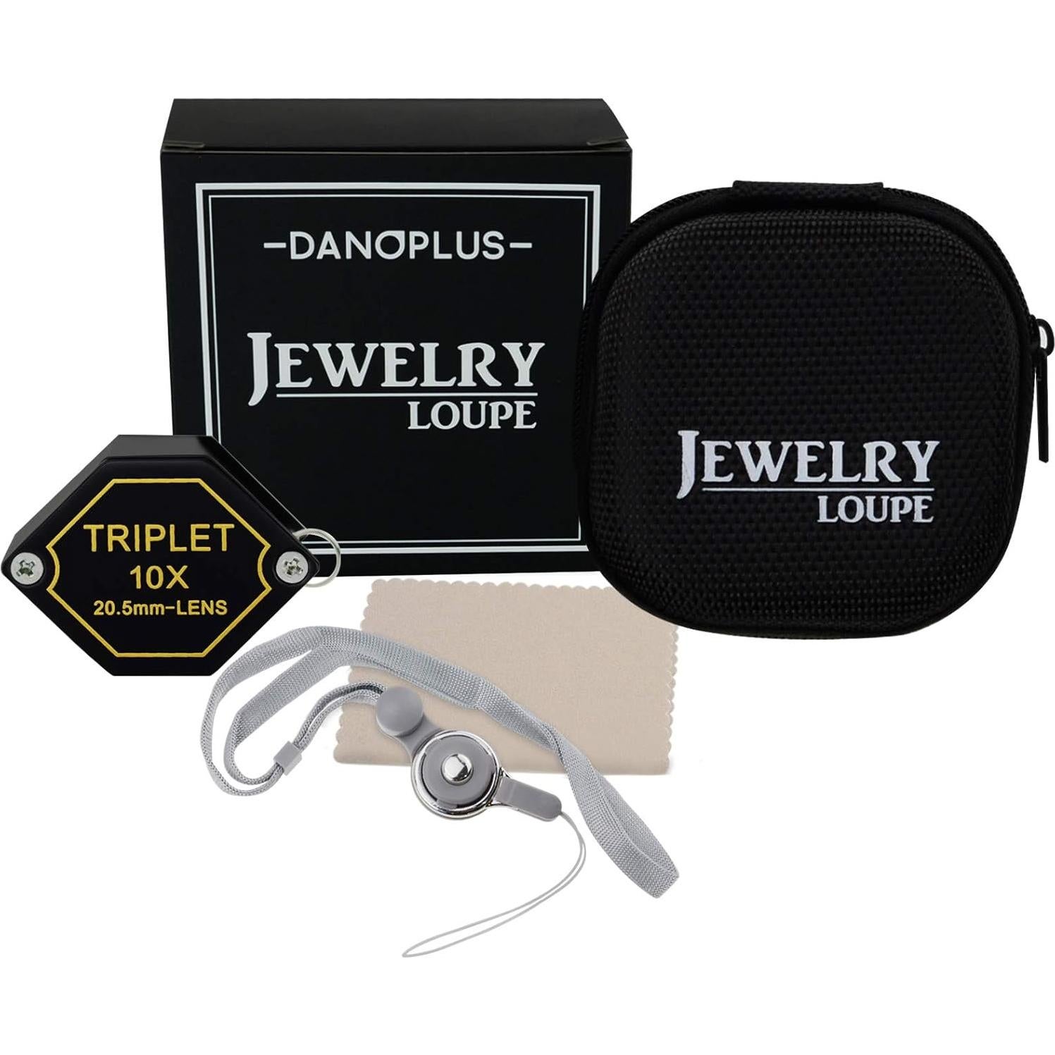 Lupa de Joyero 10x DANOPLUS KIB-250 con Lente Triplete 20.5mm