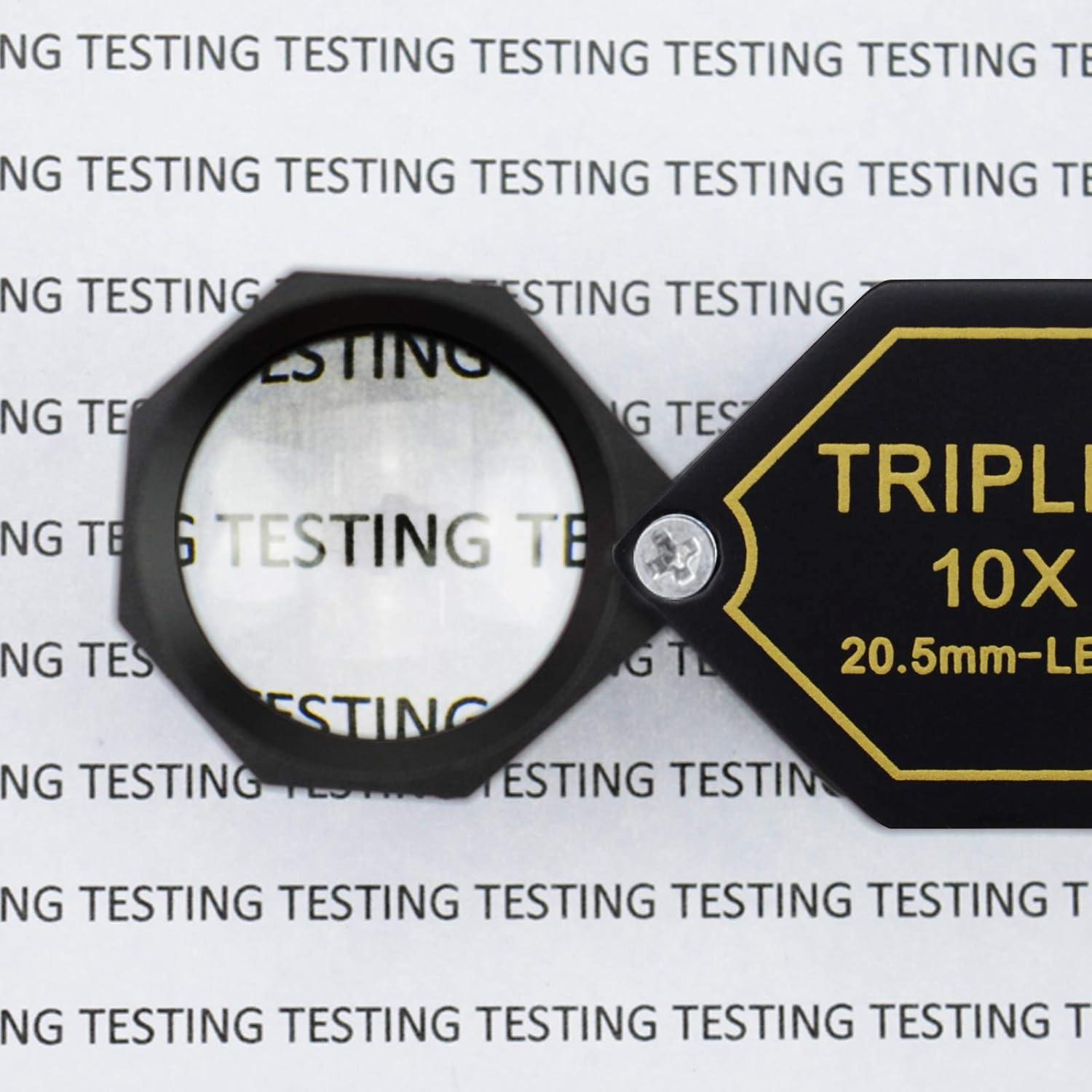 Lupa de Joyero 10x DANOPLUS KIB-250 con Lente Triplete 20.5mm