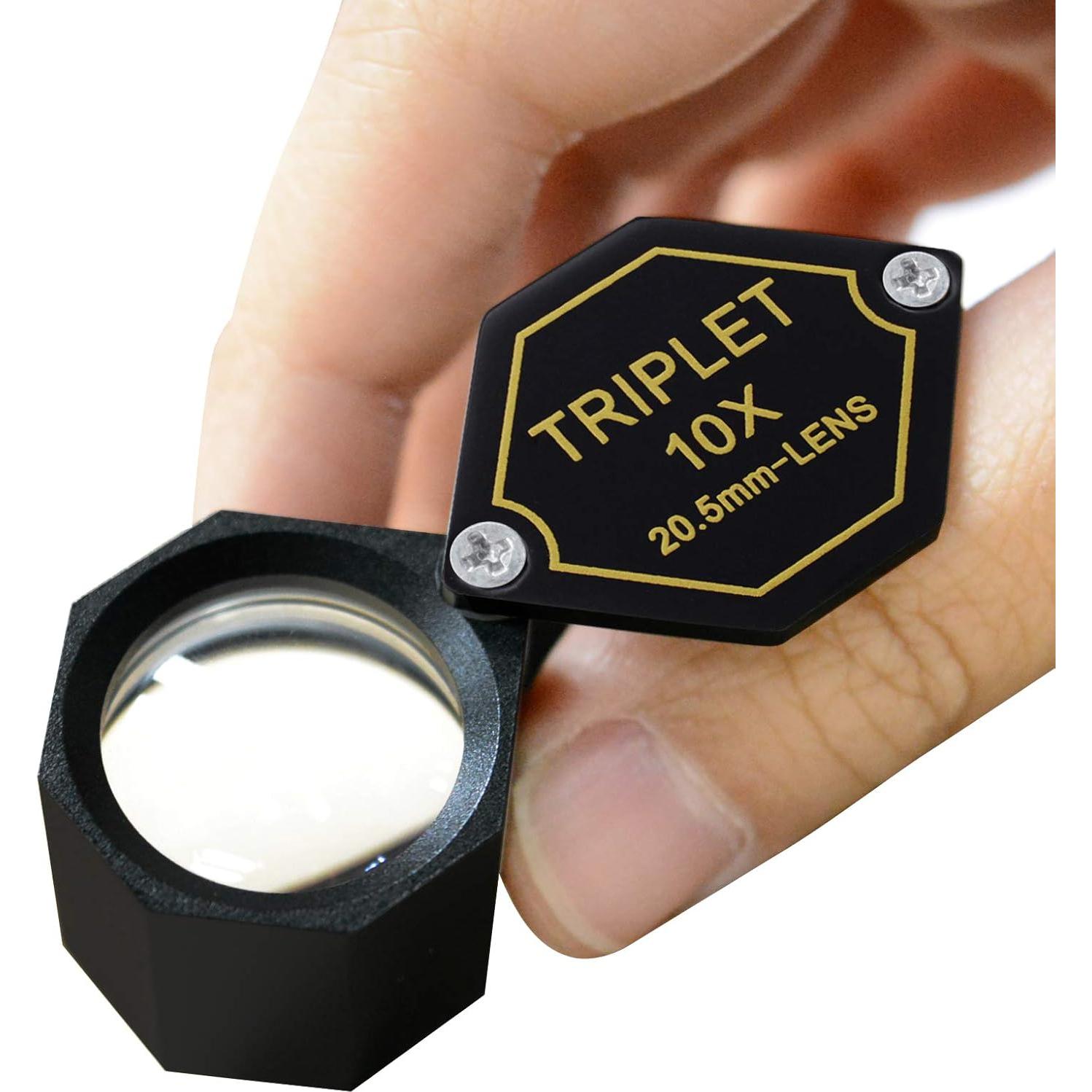 Lupa de Joyero 10x DANOPLUS KIB-250 con Lente Triplete 20.5mm