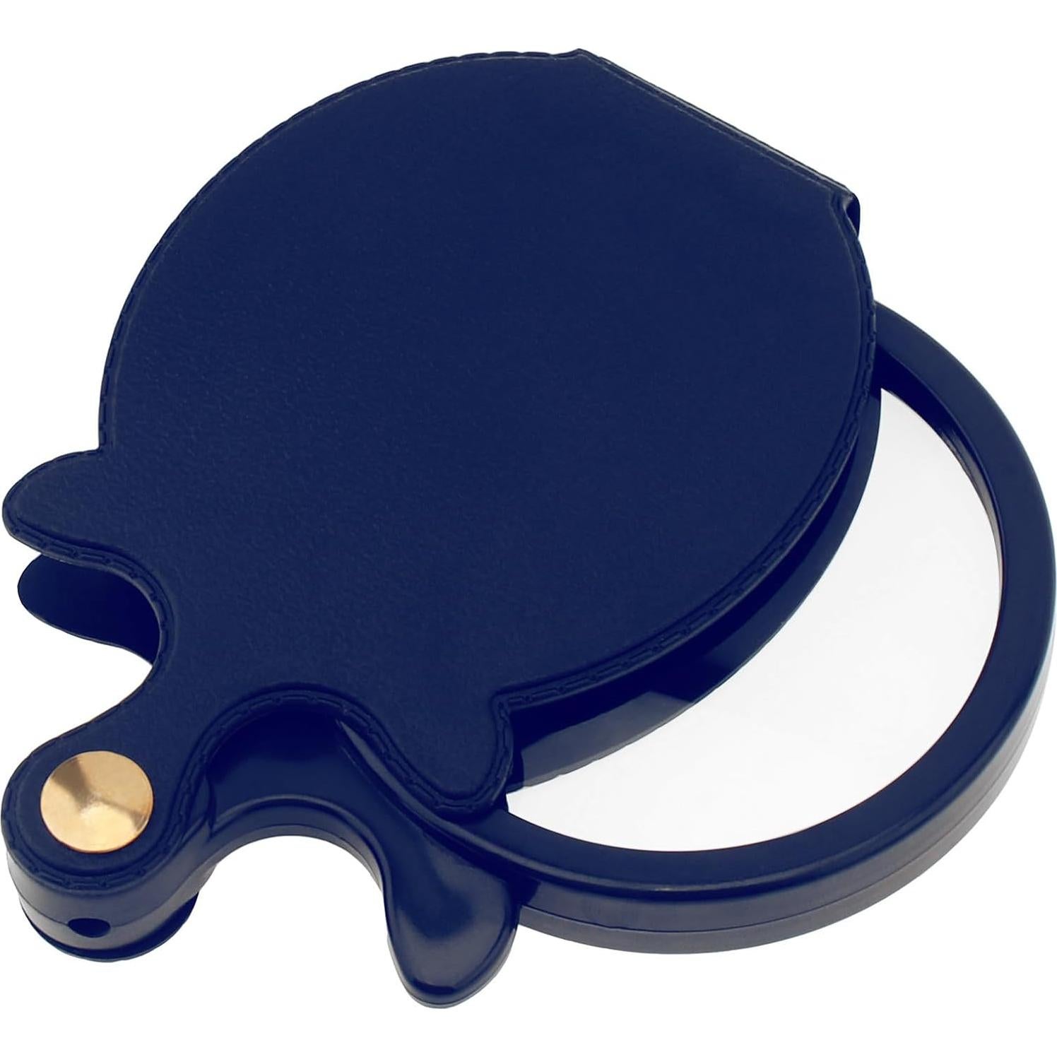 Lupa de bolsillo 10X Smgda con funda y collar - 60mm azul