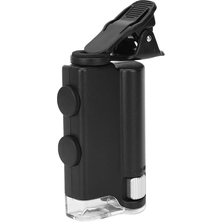 Microscopio Clip-on 753 60-100X con Luz LED para Móviles