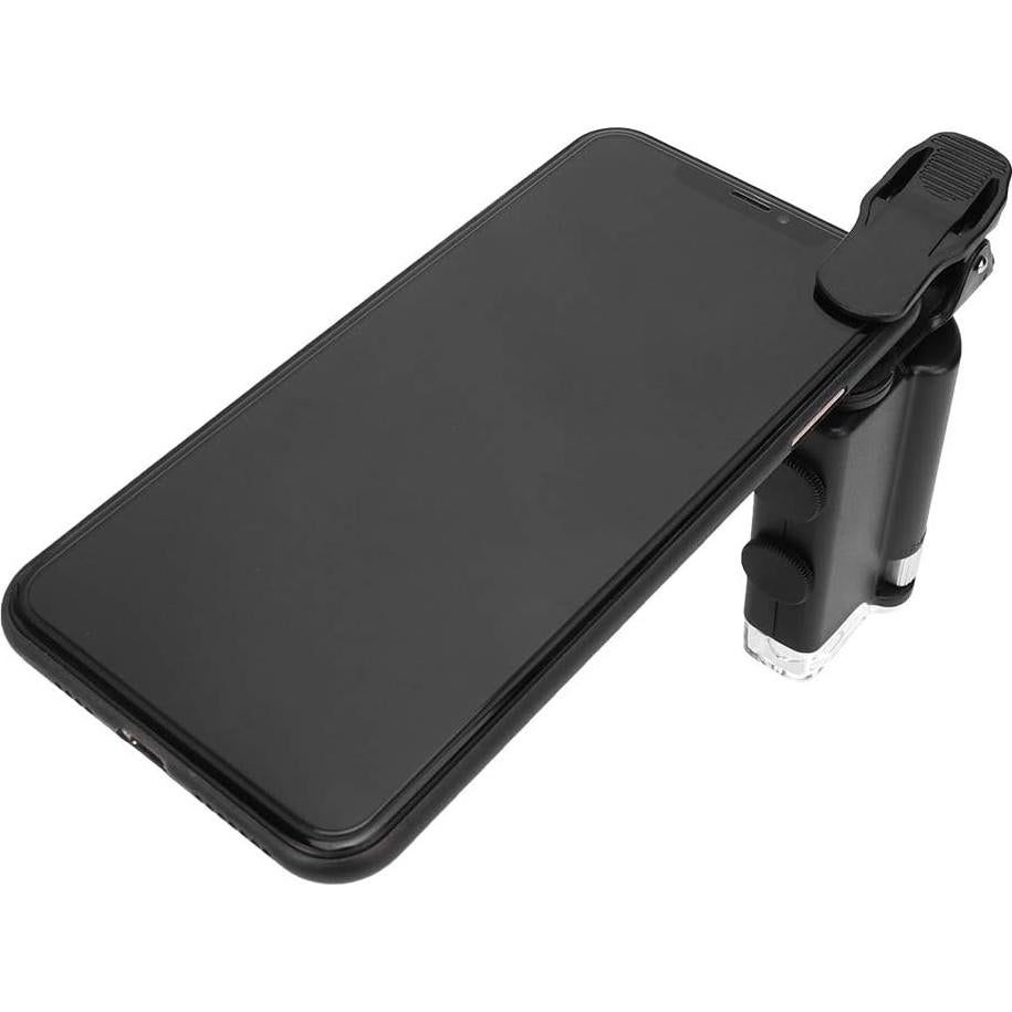 Microscopio Clip-on 753 60-100X con Luz LED para Móviles
