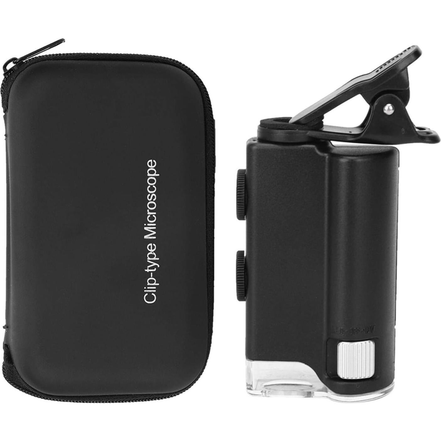 Microscopio Clip-on 753 60-100X con Luz LED para Móviles