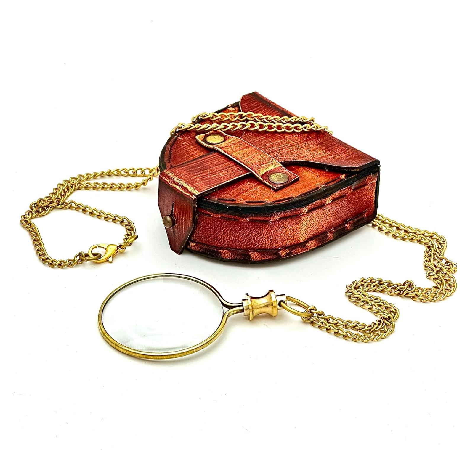 Monóculo de Aumento GeekGifts 10x con Caja de Cuero