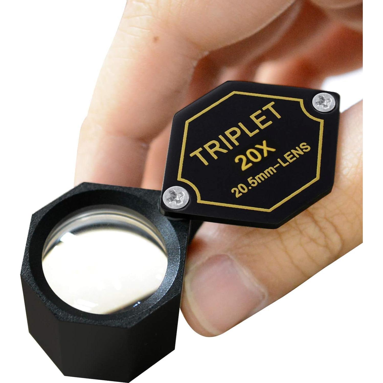 Lupa de Joyería 20x DANOPLUS con Lente Triplete 20.5mm