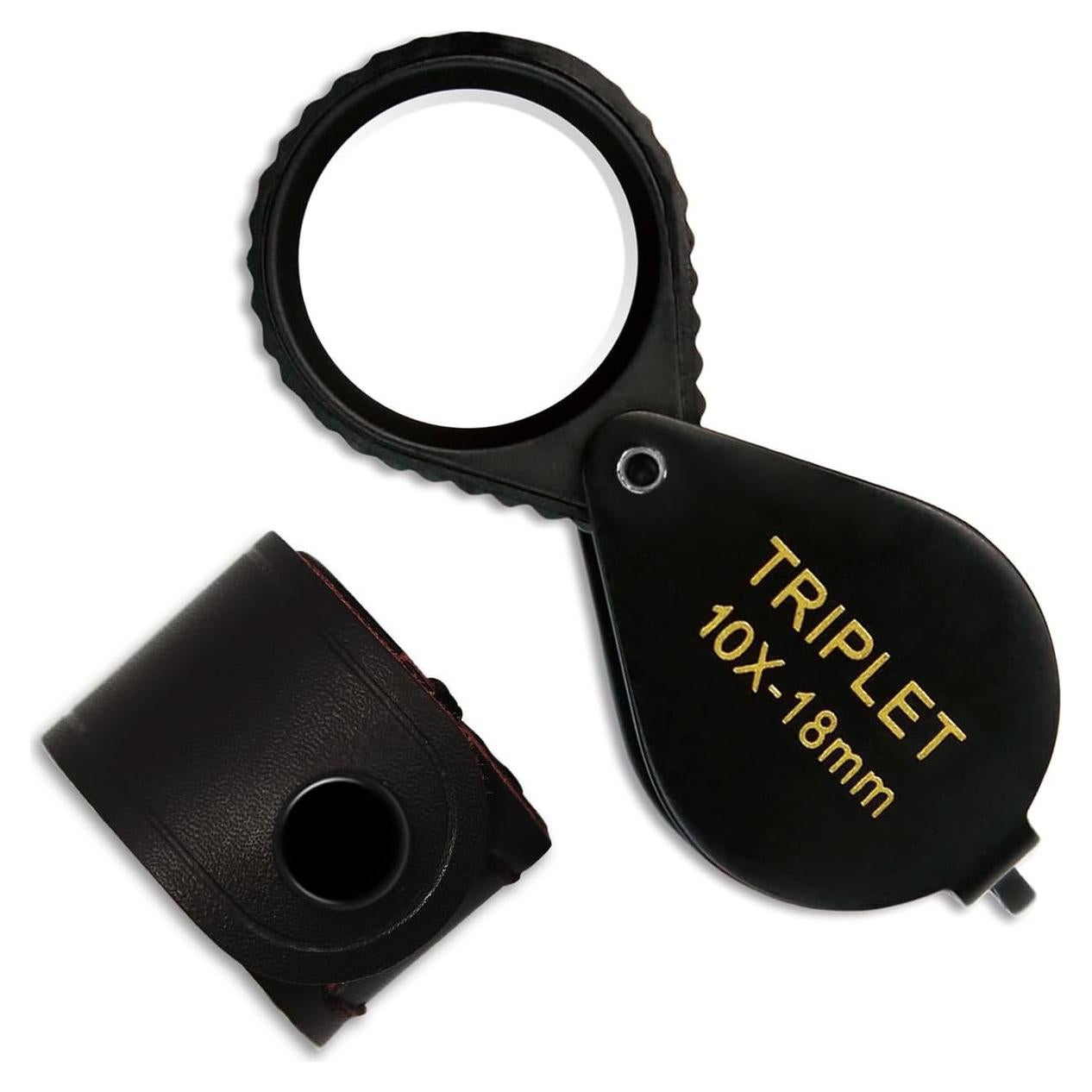 Lupa de Joyero 10X Koparneed con Lente Triplete 18mm