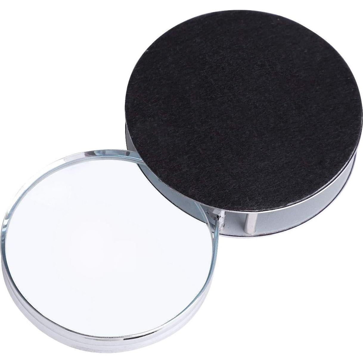 Lupa Plegable 20X RUIXIB con Estuche Protector de Metal