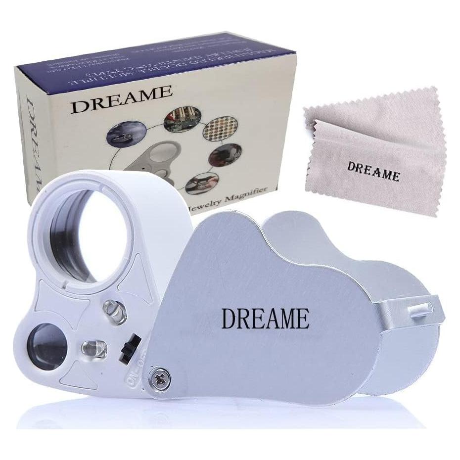 Lupa de Joyería Plegable Dreame 30x 60x LED - Portátil