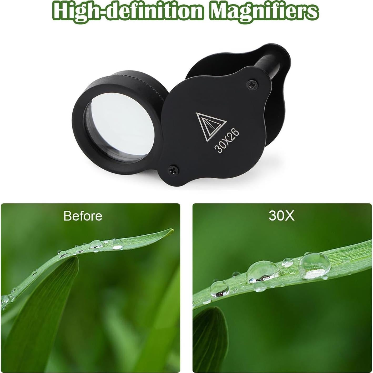 Lupa Plegable Rongon TA-101 30X para Joyeros 26mm