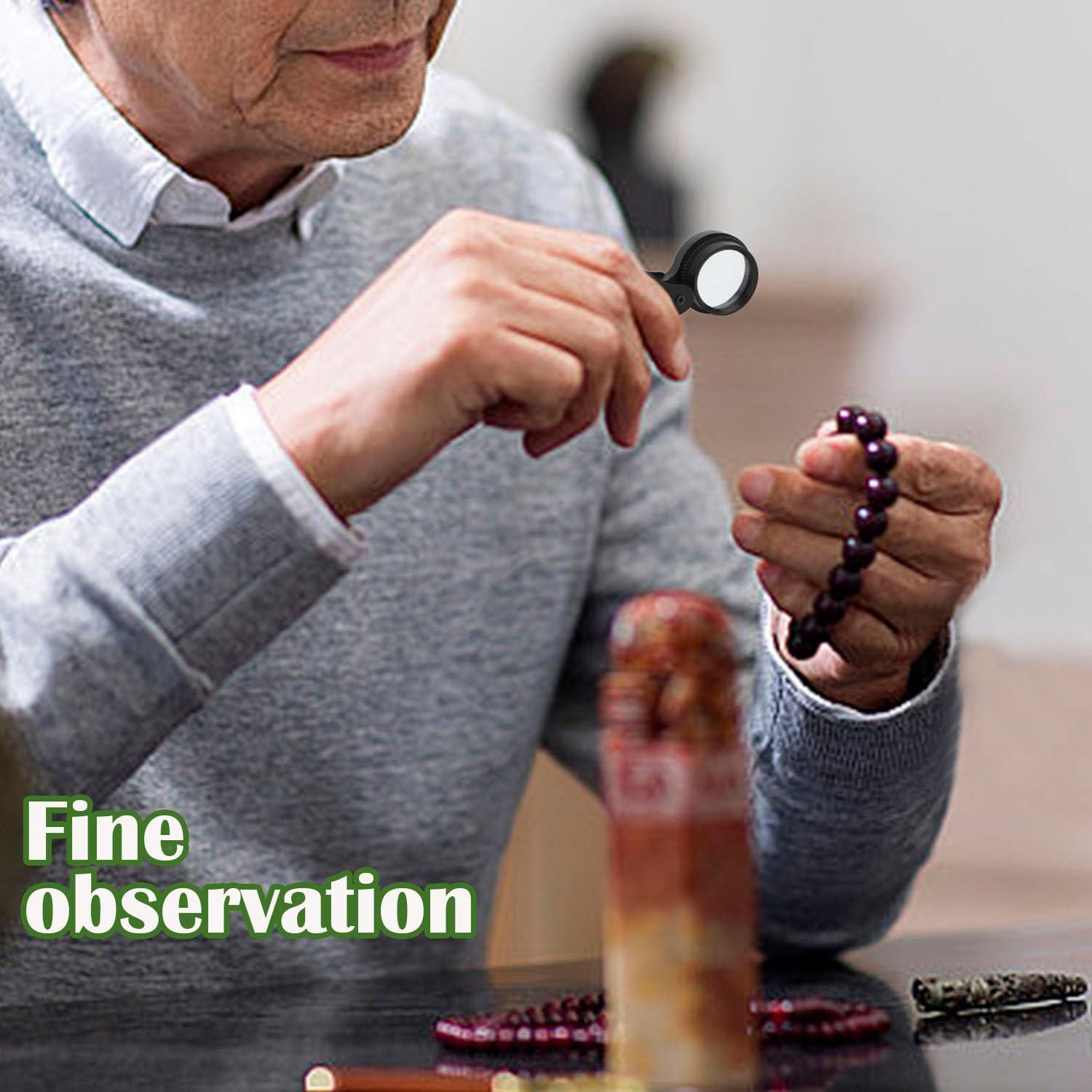 Lupa Plegable Rongon TA-101 30X para Joyeros 26mm