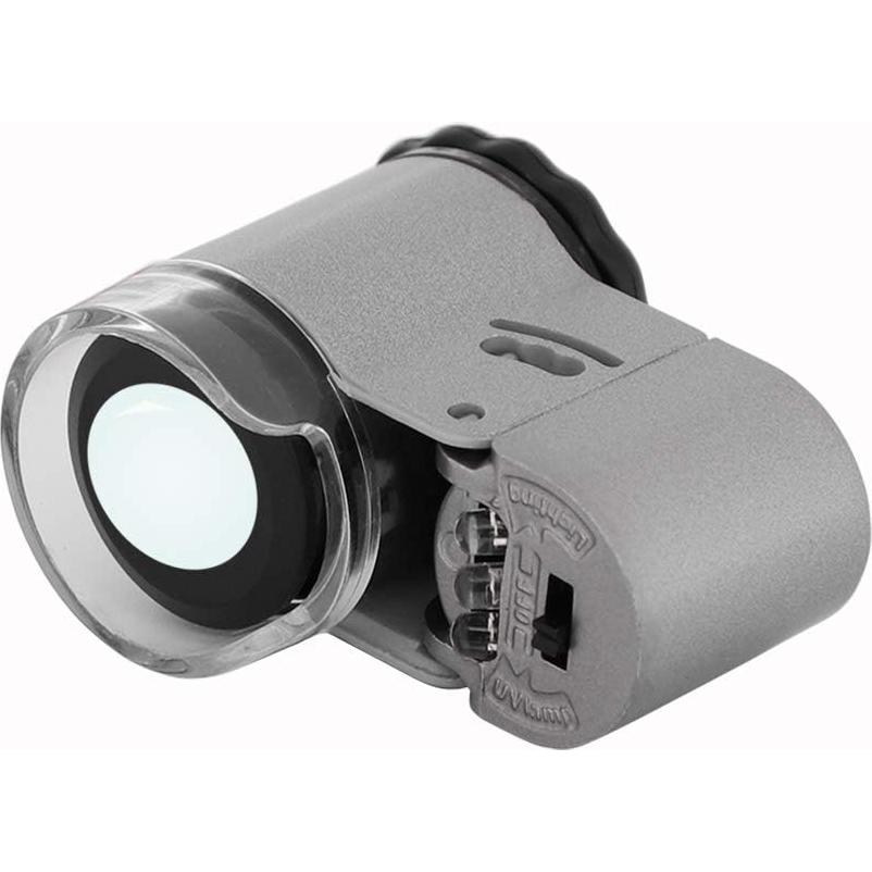Lupa de Joyería 50X HKSICHENGKEJI con LED y UV