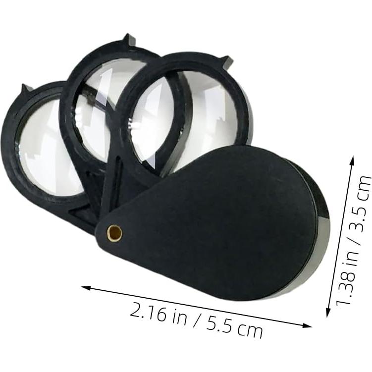 Lupa Plegable de Bolsillo ULTECHNOVO 5X/10X Acrílico