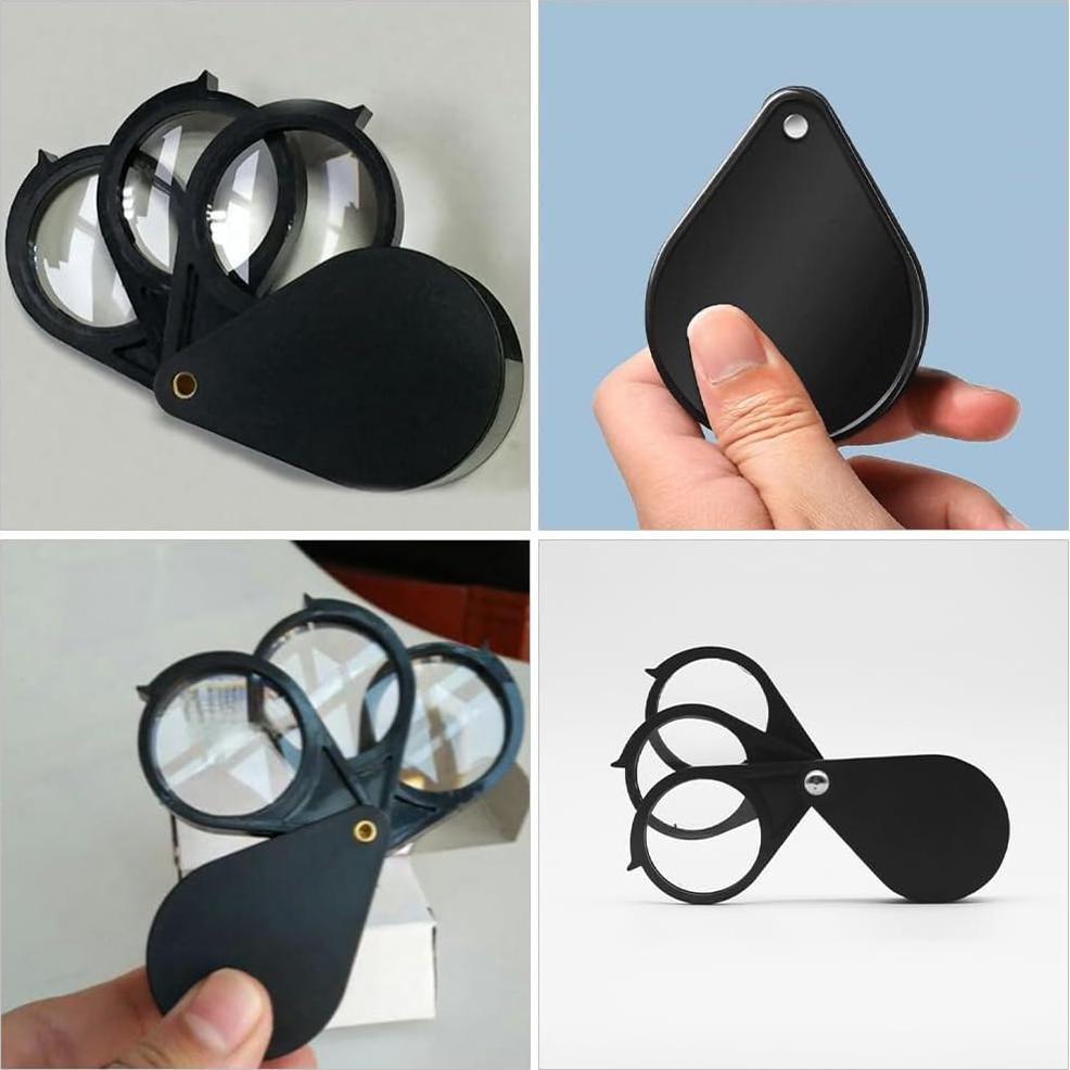 Lupa Plegable de Bolsillo ULTECHNOVO 5X/10X Acrílico