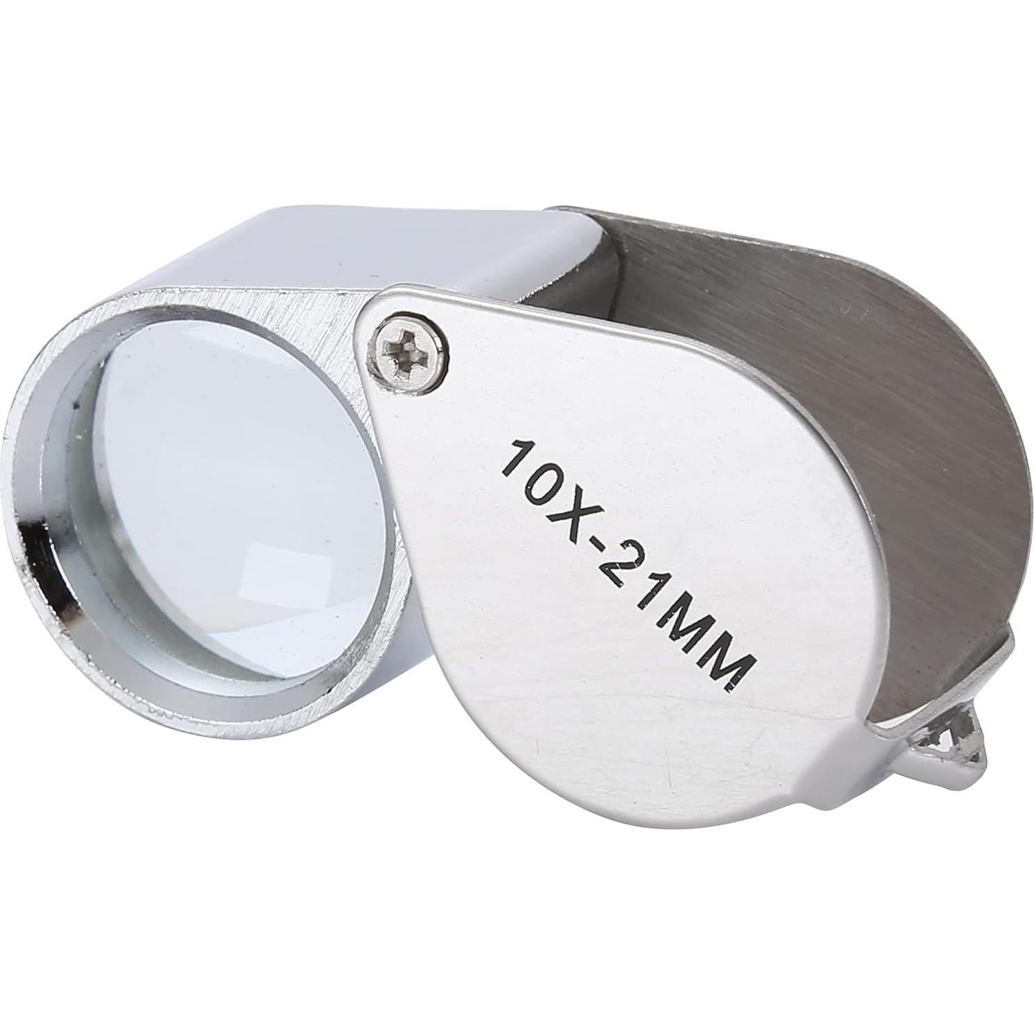 Lupa de bolsillo Aketek 10x 20x 3 piezas HD