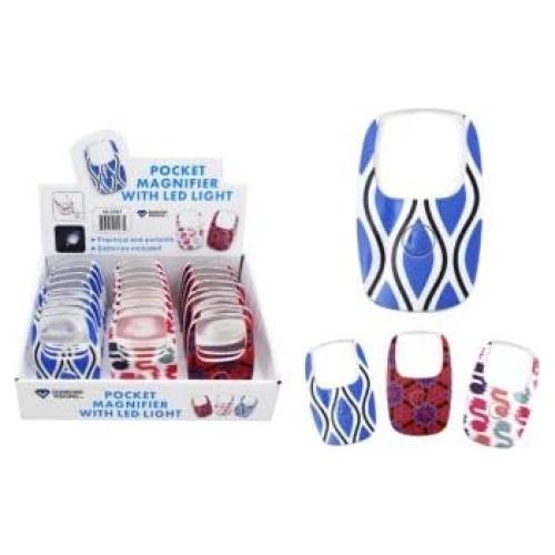 Lupa de bolsillo Diamond Vision 08-2567 con luz LED
