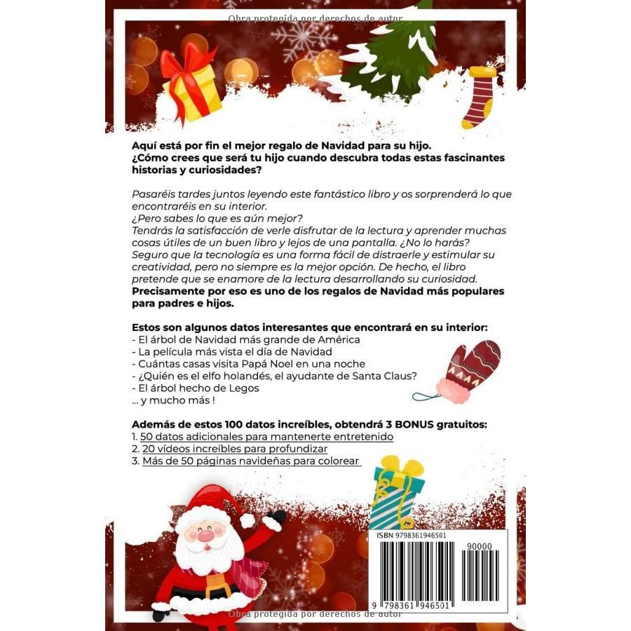 100 HECHOS INCREÍBLES SOBRE LA NAVIDAD: Historias y Datos Fascinantes sobre el Día Más Mágico y Querido del Año para Niños y Padres (HECHOS INCREÍBLES Y CURIOSIDADES) (Spanish Edition)