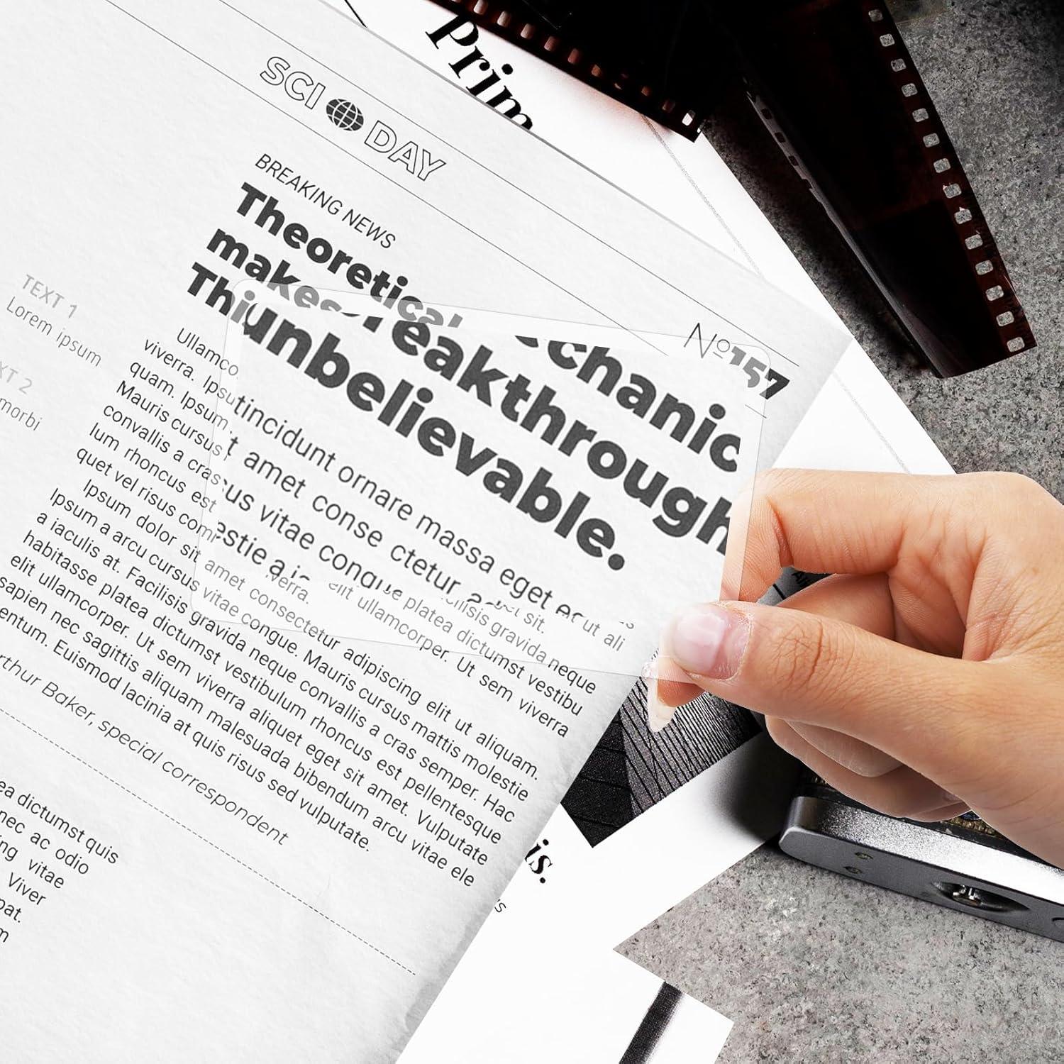 30 Piezas Lentes de Aumento Liobelon 8.1x5.6 cm para Leer