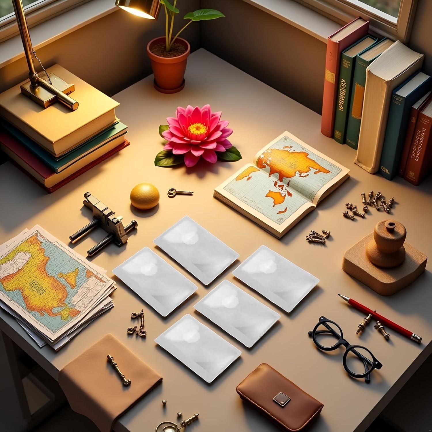 Lupa de bolsillo 3X Sluswallow - 5 lentes Fresnel portátiles