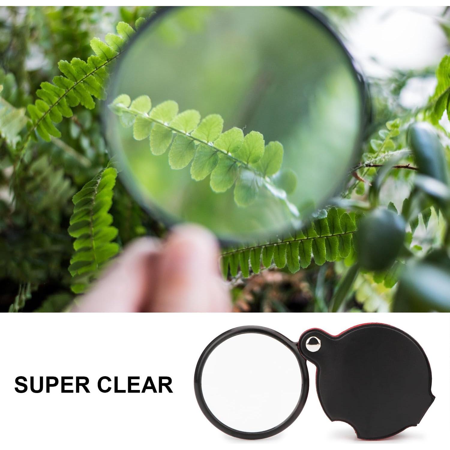 Lupa Plegable de Bolsillo Rongon 5X 60mm para Lectura