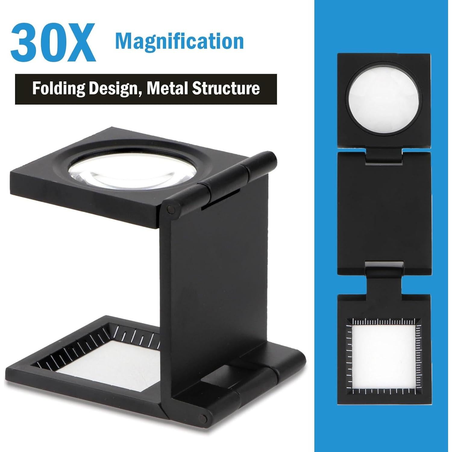 Lupas de Aumento Rongon - Paquete de 3, 10X y 30X