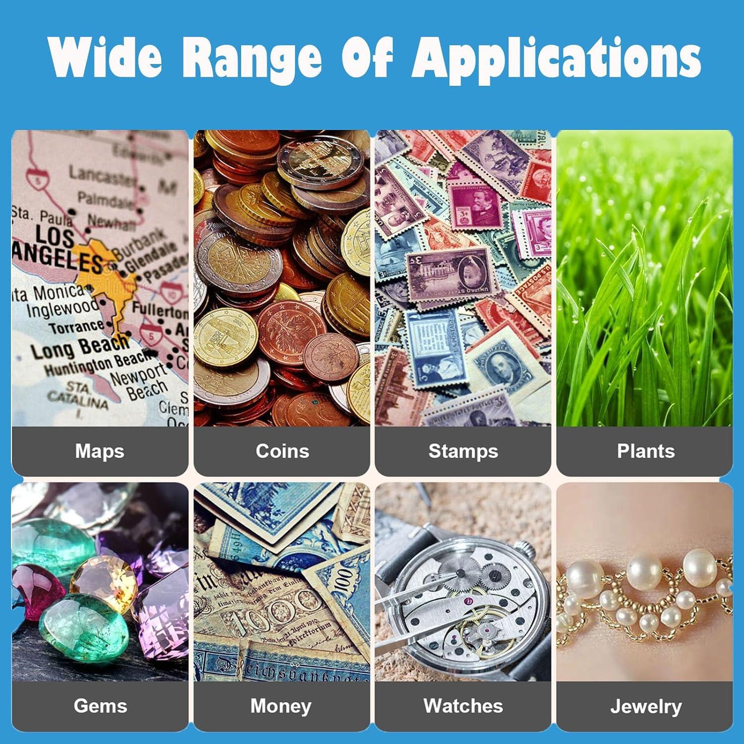 Lupas de Aumento Rongon - Paquete de 3, 10X y 30X