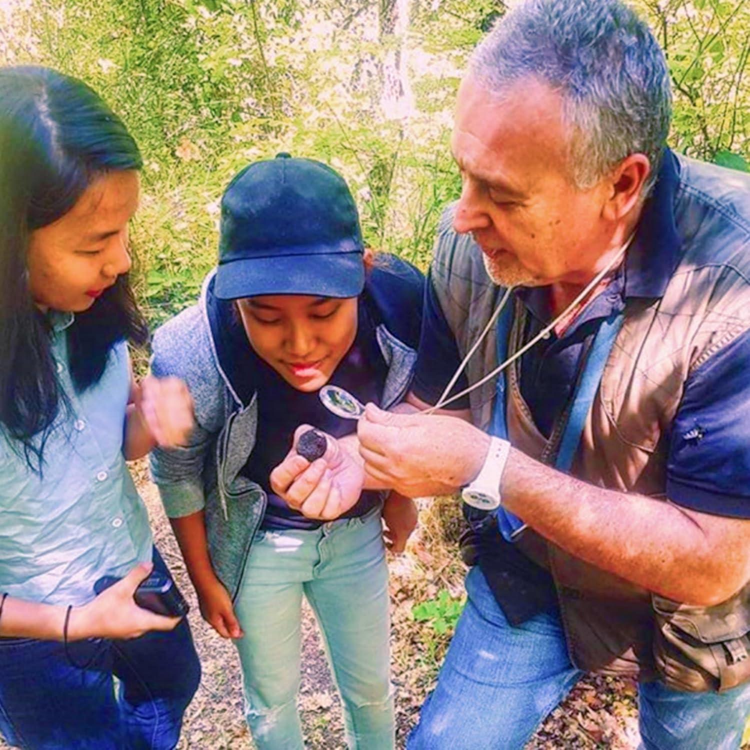 Lupa Portátil 3X MYSANDY con Correa de Cuero - Negra