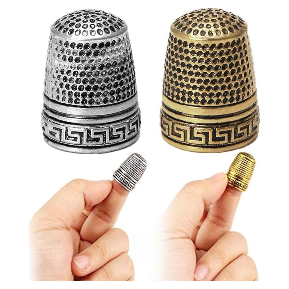 Dedales de Costura de Acero Inoxidable Symphony - 2 Piezas