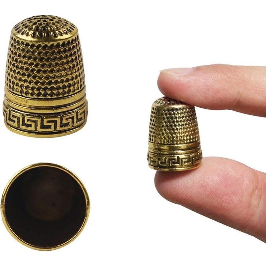 Dedales de Costura de Acero Inoxidable Symphony - 2 Piezas