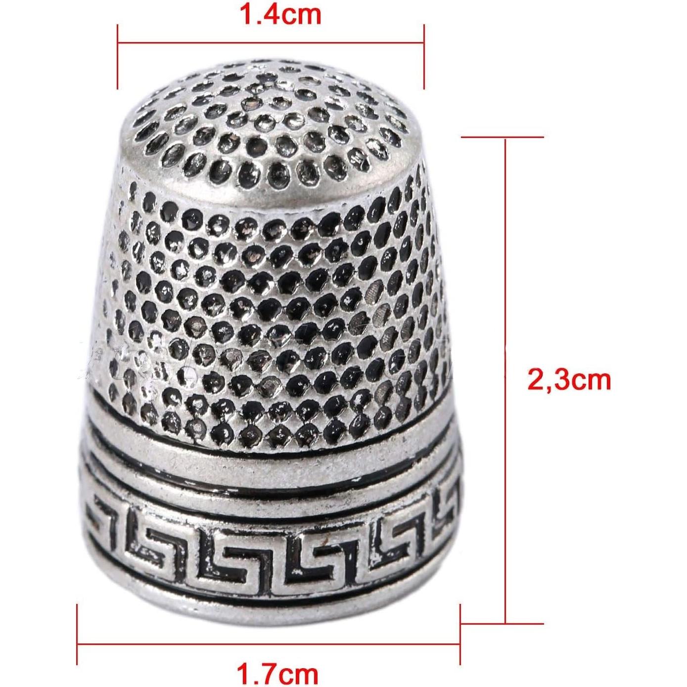 Dedales de Costura de Acero Inoxidable Symphony - 2 Piezas